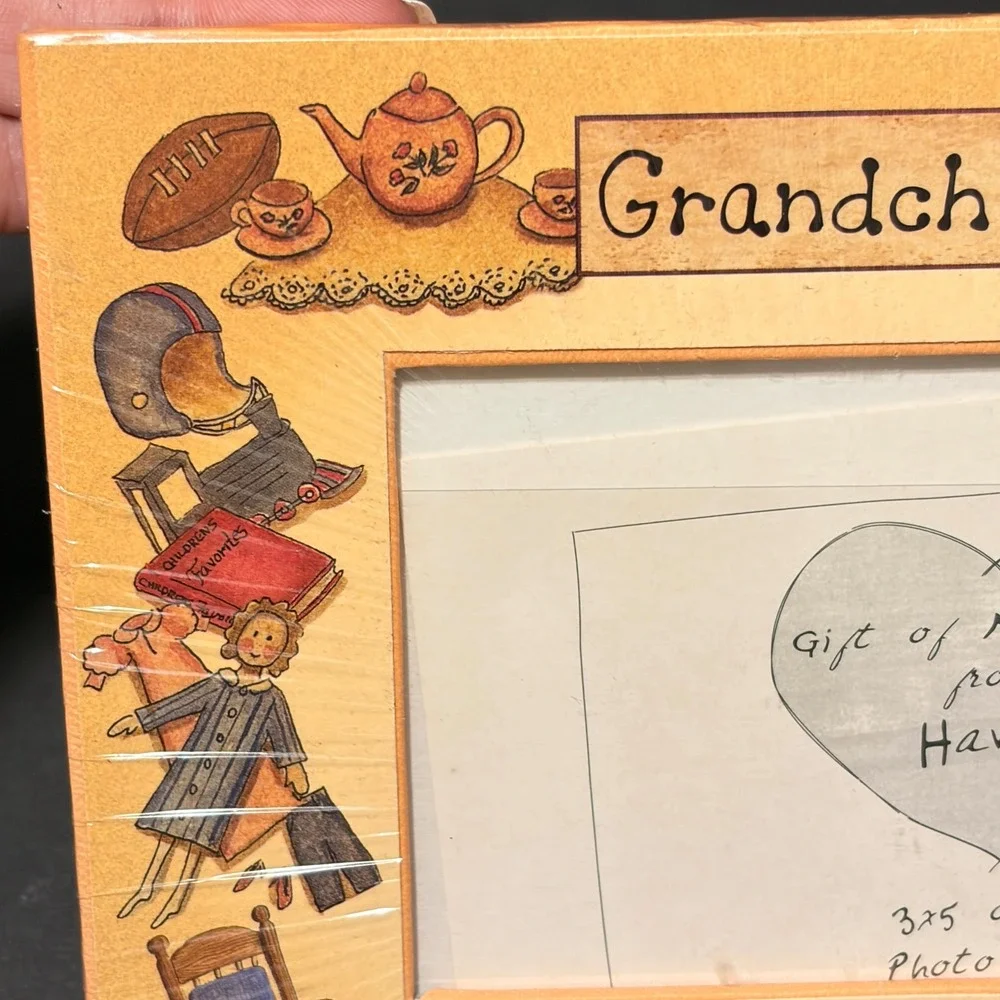 Havoc Publishing Grandchildren Photo Frame L Spivey 3x5 4x6 Vintage Art NIP